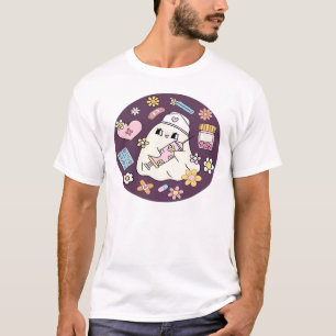 Cute Halloween Nurse Oversized T-Shirt