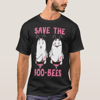 Cute Halloween October Breast Cancer Awareness Sav T-Shirt