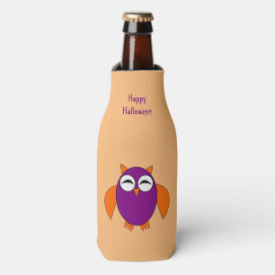 Cute Halloween Owl Bottle Cooler