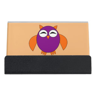 Cute Halloween Owl Business card Holder