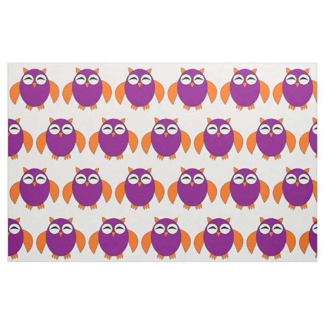 Cute Halloween Owl Craft Fabric (Fat Quarter)