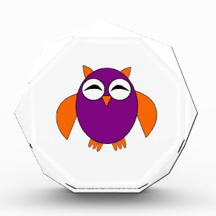Cute Halloween Owl Decoration Acrylic Award
