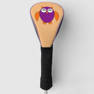 Cute Halloween Owl Golf Driver Cover