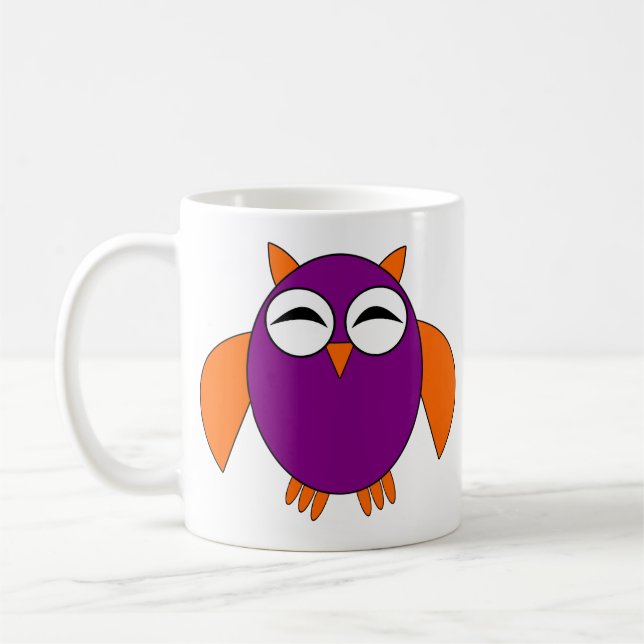 Cute Halloween Owl Mug (Left)