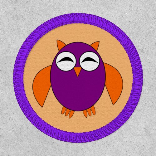 Cute Halloween Owl Patch