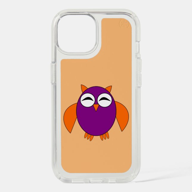 Cute Halloween Owl Speck iPhone Case (Front)