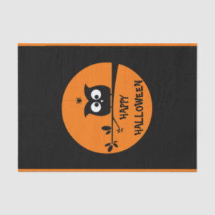 Cute Halloween Owl Tissue Paper