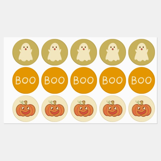 Cute Halloween Pack Labels (Sheet)