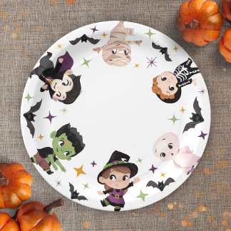 Cute Halloween Paper Plate, Party Supplies Paper Plates
