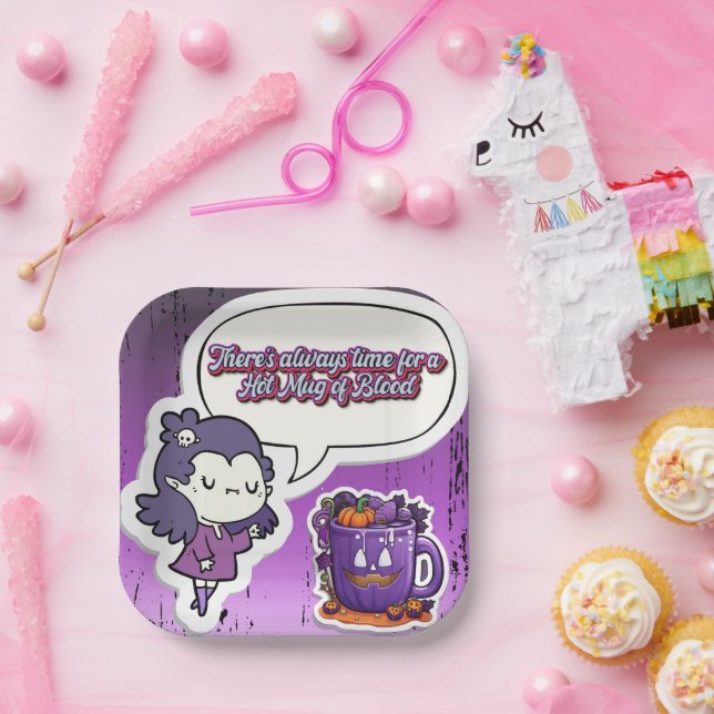 Cute Halloween! 👻 Paper Plates (Party)