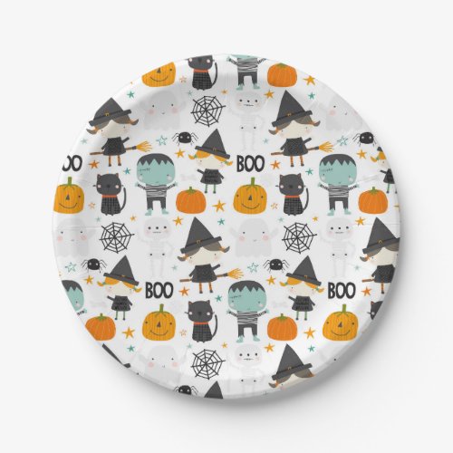 Cute Halloween Paper Plates