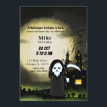 Cute Halloween party Devil Skeleton Invitation<br><div class="desc">Available in different products.  Did you know that you can transfer this design to any products that you want by yourself. If you don't know how,   please check my post to see how to do:  www.giftforallseason.com/blog/new-option-at-zazzle-store</div>