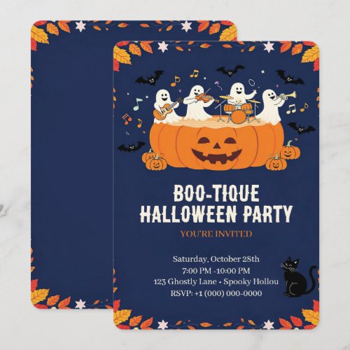 Cute Halloween Party Invitation