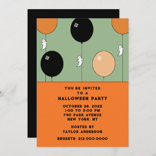 Cute Halloween Party Invitation