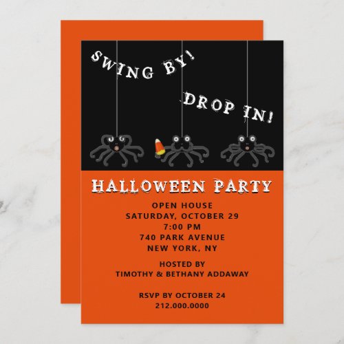 Cute Halloween Party Invitation