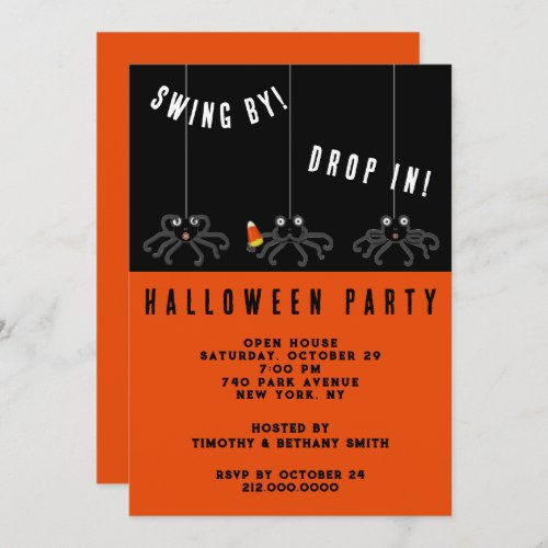 Cute Halloween Party Invitation