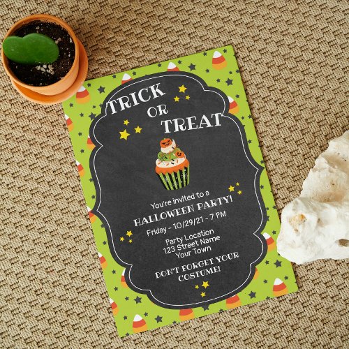 Cute Halloween Party Invitation