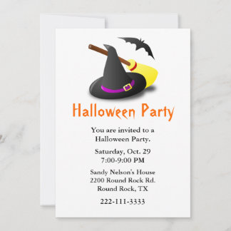 Cute Halloween Party Invitation