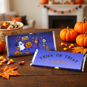 Cute Halloween Party Kids Friendly Hershey Bar Favors