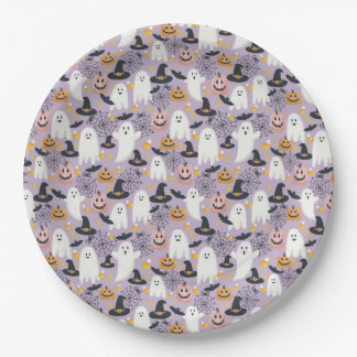 Cute Halloween Party Plates