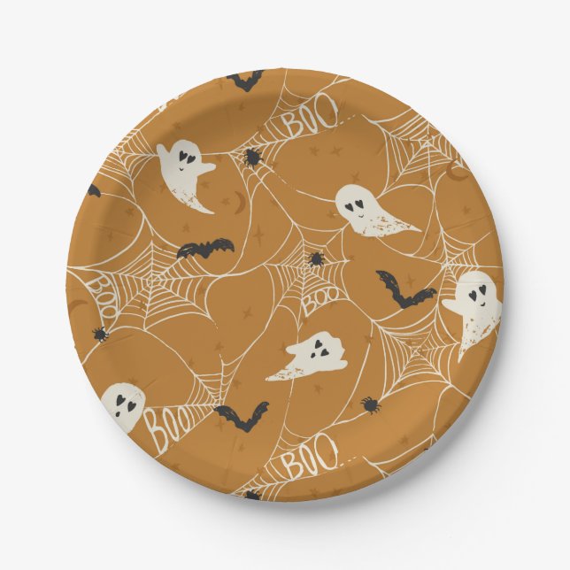 Cute Halloween Party Plates Party Decor (Front)
