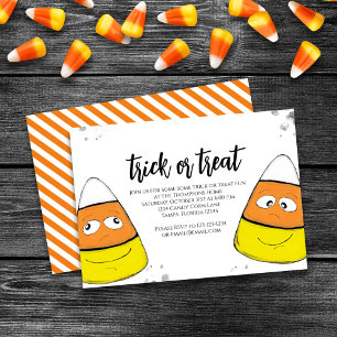 Cute Halloween Party Trick or Treat Invitation