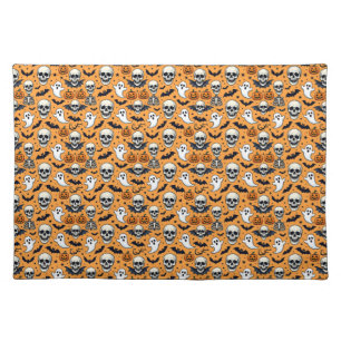 Cute Halloween Pattern Cloth Placemat
