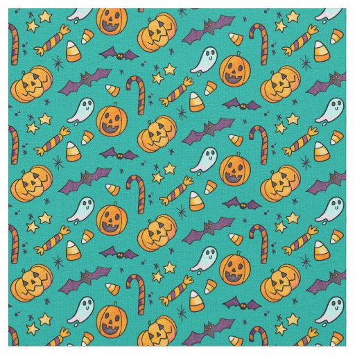 Cute Halloween Pattern Fabric