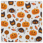 Cute Halloween Pattern Illustration Fabric