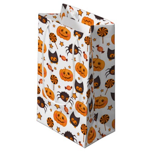 Cute Halloween Pattern Illustration Small Gift Bag