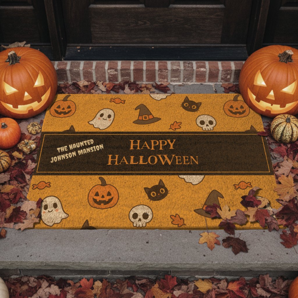 Cute Halloween Pattern – Pumpkins, Ghosts & Cats 