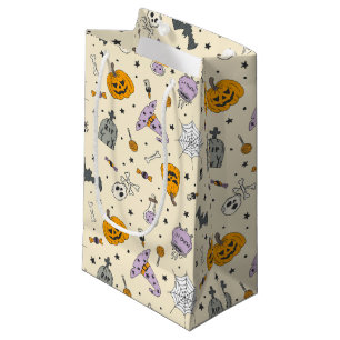 Cute Halloween Pattern Small Gift Bag