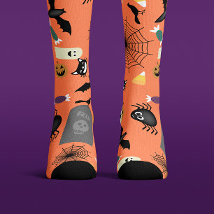 Cute Halloween Pattern Socks