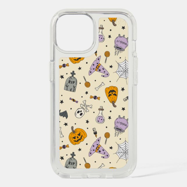 Cute Halloween Pattern Speck iPhone Case (Front)