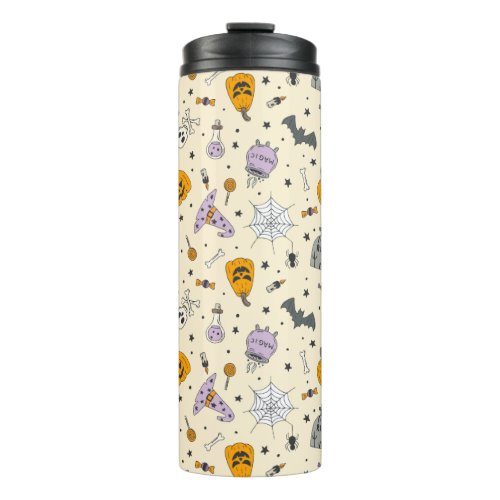 Cute Halloween Pattern Thermal Tumbler