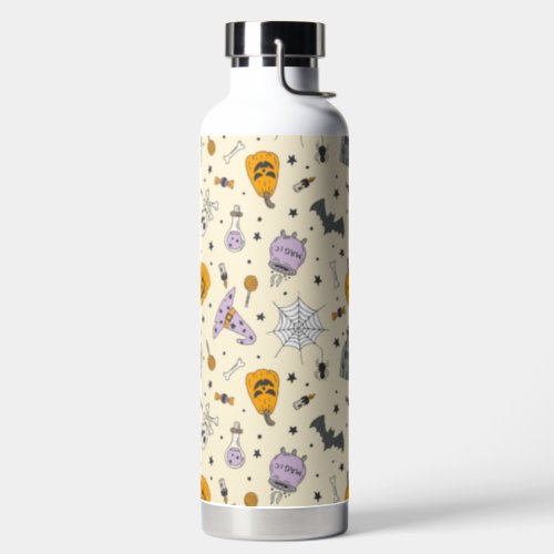 Cute Halloween Pattern Water Bottle