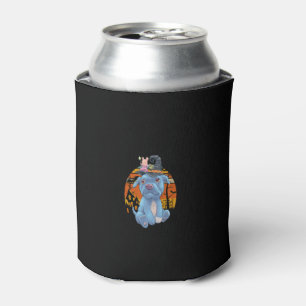 Cute Halloween Pibble Witch Pitbull Dog Mom Costum Can Cooler