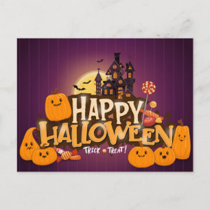 Cute Halloween Postcard