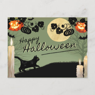 Cute Halloween Postcard