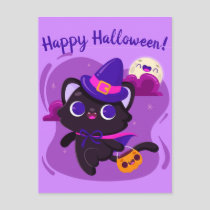 Cute Halloween Postcard