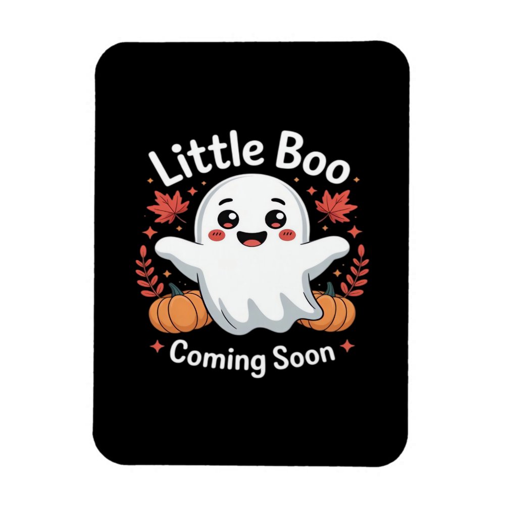 Cute Halloween Pregnancy Announcement Magnet