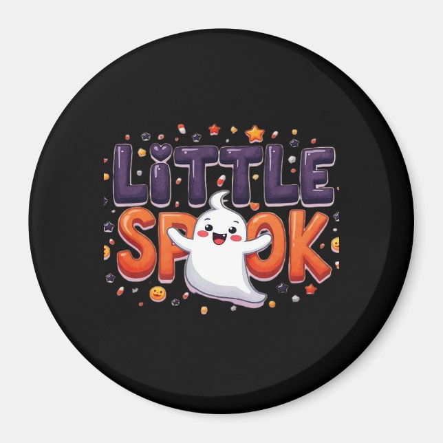 Cute Halloween Pregnancy Announcement Magnet (Front)