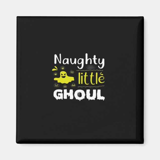 Cute Halloween Pregnancy Announcement Magnet (Front)