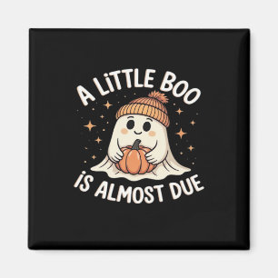 Cute Halloween Pregnancy Announcement Magnet