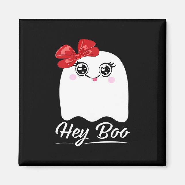 Cute Halloween Pregnancy Announcement Magnet (Front)