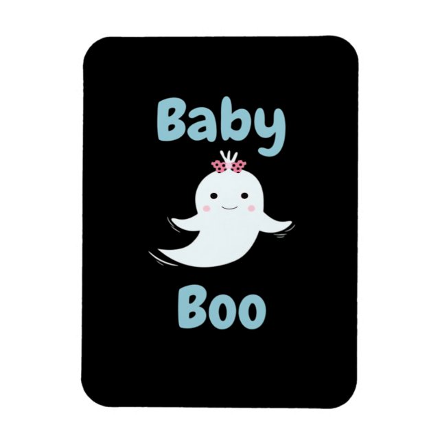 Cute Halloween Pregnancy Announcement Magnet (Vertical)
