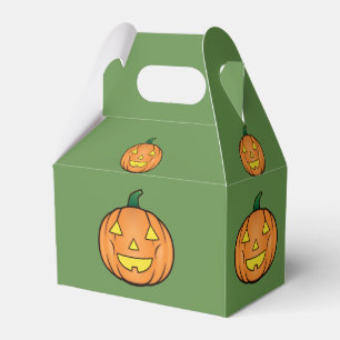 Cute Halloween Pumpkin Favor Boxes