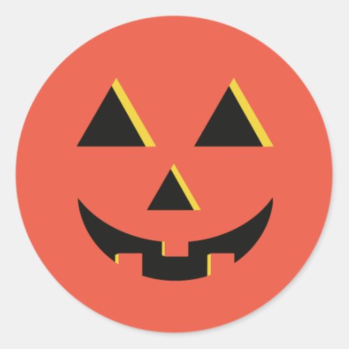 Cute Halloween Pumpkin Jack_O_Lantern Stickers