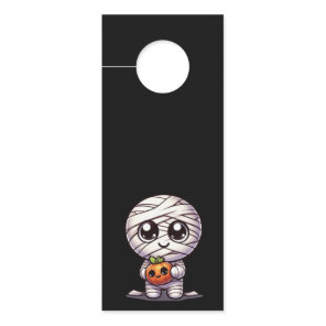 Cute Halloween pumpkin/mummy  Door Hanger