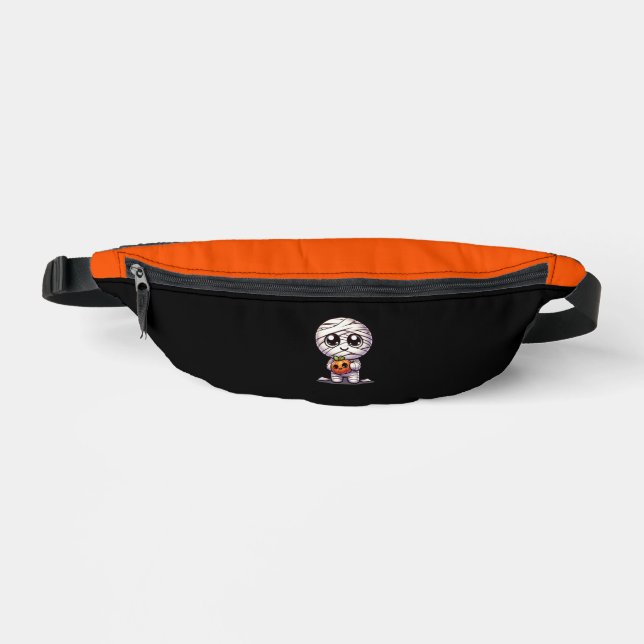 Cute Halloween pumpkin/mummy  Fanny Pack (Front)